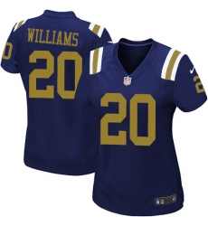 Women's Nike New York Jets #20 Marcus Williams Game Navy Blue Alternate NFL Jersey