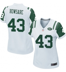 Women's Nike New York Jets #43 Julian Howsare Game White NFL Jersey
