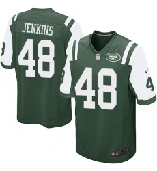 Men's Nike New York Jets #48 Jordan Jenkins Game Green Team Color NFL Jersey