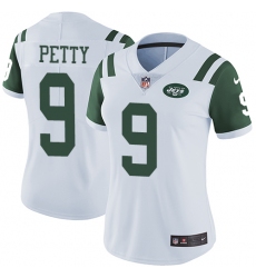 Women's Nike New York Jets #9 Bryce Petty Elite White NFL Jersey
