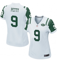 Women's Nike New York Jets #9 Bryce Petty Game White NFL Jersey