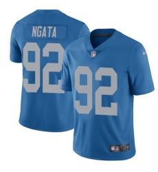 Youth Nike Detroit Lions #92 Haloti Ngata Elite Blue Alternate NFL Jersey