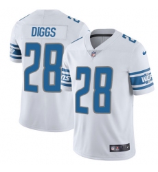 Men's Nike Detroit Lions #28 Quandre Diggs Elite White NFL Jersey