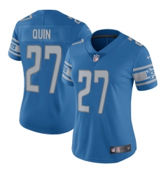 Women's Nike Detroit Lions #27 Glover Quin Elite Light Blue Team Color NFL Jersey