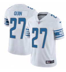 Youth Nike Detroit Lions #27 Glover Quin Elite White NFL Jersey