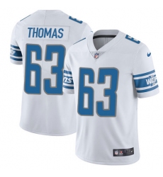 Youth Nike Detroit Lions #63 Brandon Thomas Elite White NFL Jersey