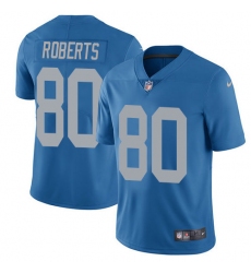 Youth Nike Detroit Lions #80 Michael Roberts Elite Blue Alternate NFL Jersey