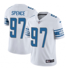 Youth Nike Detroit Lions #97 Akeem Spence Elite White NFL Jersey