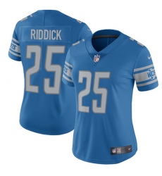 Women's Nike Detroit Lions #25 Theo Riddick Elite Light Blue Team Color NFL Jersey