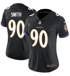 Women's Nike Baltimore Ravens #90 Za'Darius Smith Black Alternate Vapor Untouchable Limited Player NFL Jersey