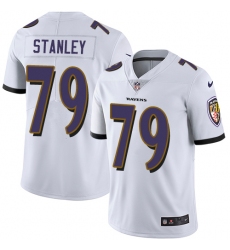 Youth Nike Baltimore Ravens #79 Ronnie Stanley Elite White NFL Jersey