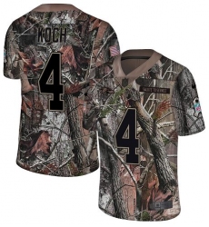 Men's Nike Baltimore Ravens #4 Sam Koch Limited Camo Salute to Service NFL Jersey