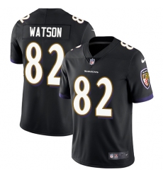Youth Nike Baltimore Ravens #82 Benjamin Watson Elite Black Alternate NFL Jersey