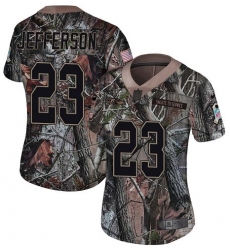 Women's Nike Baltimore Ravens #23 Tony Jefferson Limited Camo Salute to Service NFL Jersey