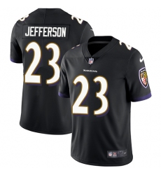 Youth Nike Baltimore Ravens #23 Tony Jefferson Elite Black Alternate NFL Jersey