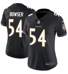 Women's Nike Baltimore Ravens #54 Tyus Bowser Elite Black Alternate NFL Jersey