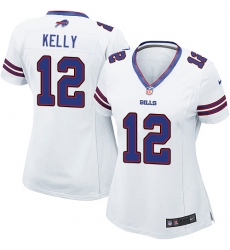 Women's Nike Buffalo Bills #12 Jim Kelly Game White NFL Jersey
