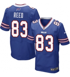Men's Nike Buffalo Bills #83 Andre Reed Elite Royal Blue Team Color NFL Jersey