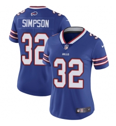 Women's Nike Buffalo Bills #32 O. J. Simpson Elite Royal Blue Team Color NFL Jersey