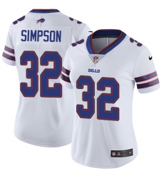 Women's Nike Buffalo Bills #32 O. J. Simpson Elite White NFL Jersey
