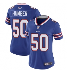 Women's Nike Buffalo Bills #50 Ramon Humber Elite Royal Blue Team Color NFL Jersey