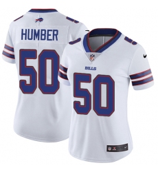 Women's Nike Buffalo Bills #50 Ramon Humber Elite White NFL Jersey