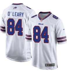 Men's Nike Buffalo Bills #84 Nick O'Leary Game White NFL Jersey
