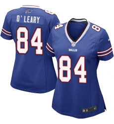 Women's Nike Buffalo Bills #84 Nick O'Leary Game Royal Blue Team Color NFL Jersey