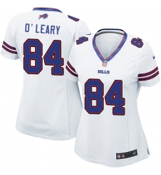 Women's Nike Buffalo Bills #84 Nick O'Leary Game White NFL Jersey