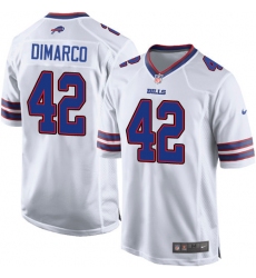 Men's Nike Buffalo Bills #42 Patrick DiMarco Game White NFL Jersey