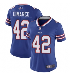 Women's Nike Buffalo Bills #42 Patrick DiMarco Elite Royal Blue Team Color NFL Jersey