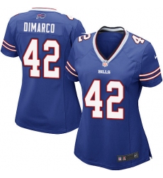 Women's Nike Buffalo Bills #42 Patrick DiMarco Game Royal Blue Team Color NFL Jersey