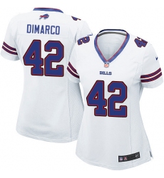 Women's Nike Buffalo Bills #42 Patrick DiMarco Game White NFL Jersey
