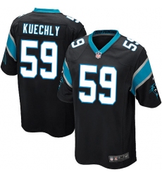 Men's Nike Carolina Panthers #59 Luke Kuechly Game Black Team Color NFL Jersey