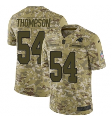 Men's Nike Carolina Panthers #54 Shaq Thompson Limited Camo 2018 Salute to Service NFL Jersey