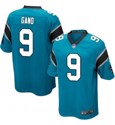 Men's Nike Carolina Panthers #9 Graham Gano Game Blue Alternate NFL Jersey