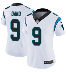 Women's Nike Carolina Panthers #9 Graham Gano Elite White NFL Jersey