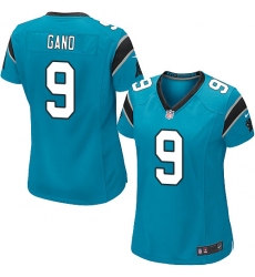 Women's Nike Carolina Panthers #9 Graham Gano Game Blue Alternate NFL Jersey