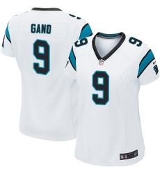 Women's Nike Carolina Panthers #9 Graham Gano Game White NFL Jersey