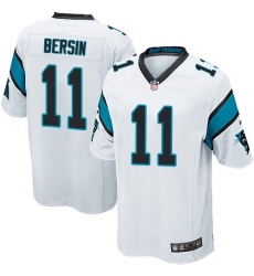 Men's Nike Carolina Panthers #11 Brenton Bersin Game White NFL Jersey