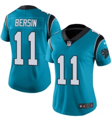 Women's Nike Carolina Panthers #11 Brenton Bersin Elite Blue Alternate NFL Jersey