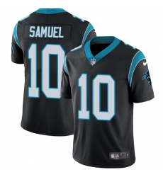Men's Nike Carolina Panthers #10 Curtis Samuel Black Team Color Vapor Untouchable Limited Player NFL Jersey