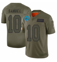 Youth Carolina Panthers #10 Curtis Samuel Limited Camo 2019 Salute to Service Football Jersey