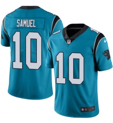 Youth Nike Carolina Panthers #10 Curtis Samuel Blue Alternate Vapor Untouchable Limited Player NFL Jersey