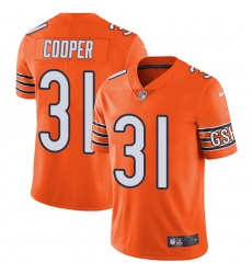 Men's Nike Chicago Bears #31 Marcus Cooper Elite Orange Rush Vapor Untouchable NFL Jersey