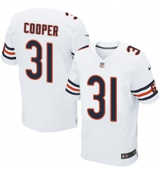 Men's Nike Chicago Bears #31 Marcus Cooper Elite White NFL Jersey
