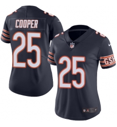 Women's Nike Chicago Bears #25 Marcus Cooper Elite Navy Blue Team Color NFL Jersey