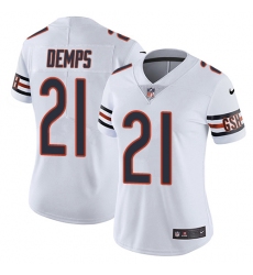Women's Nike Chicago Bears #21 Quintin Demps Elite White NFL Jersey