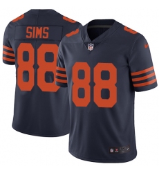 Youth Nike Chicago Bears #88 Dion Sims Navy Blue Alternate Vapor Untouchable Limited Player NFL Jersey
