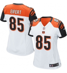 Women's Nike Cincinnati Bengals #85 Tyler Eifert Game White NFL Jersey